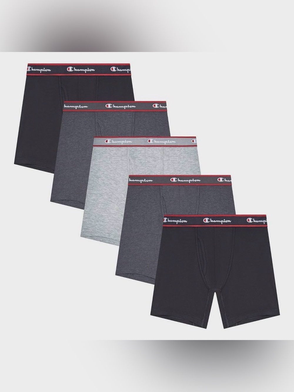 Champion Men's Iconic Essentials 5pk
Wicking Boxer Briefs